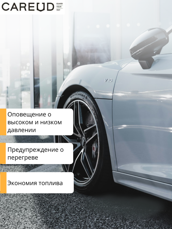 Careud T812S Система контроля давления в шинах